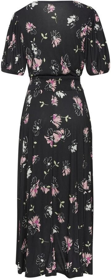 Vivance Maxi-jurk met bloe print en lichte pofmouwen zomerjurk casual - Foto 4
