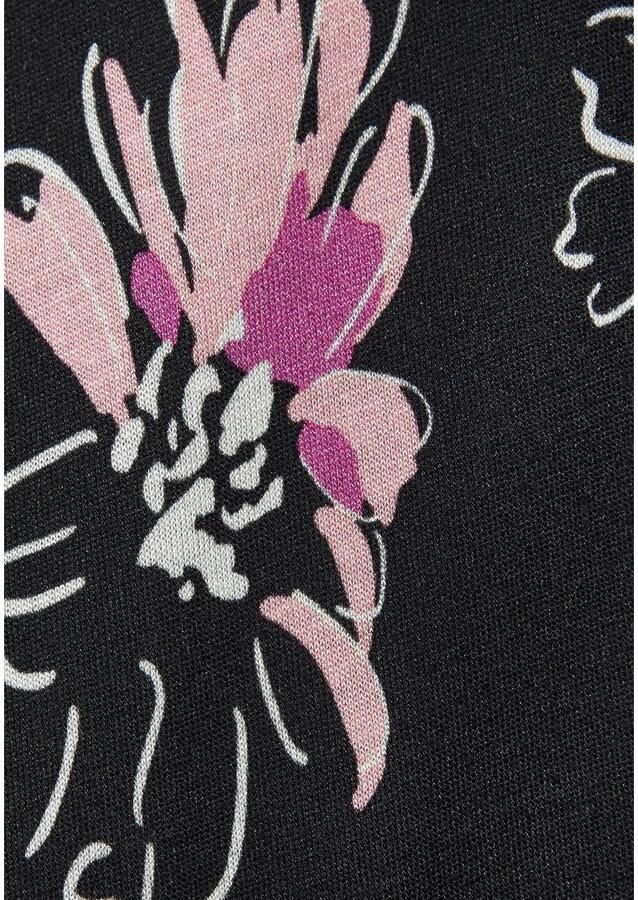 Vivance Maxi-jurk met bloe print en lichte pofmouwen zomerjurk casual - Foto 2