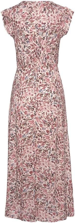 Vivance Maxi-jurk met bloemenprint en split jersey jurk zomerjurk strandjurk - Foto 5