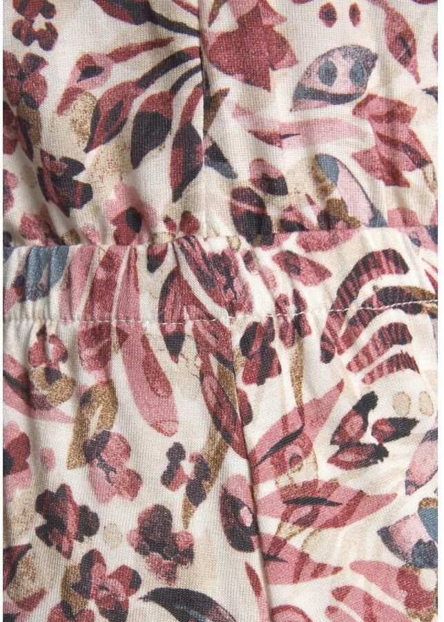 Vivance Maxi-jurk met bloemenprint en split jersey jurk zomerjurk strandjurk