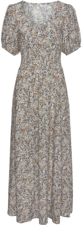 Vivance Maxi-jurk met bloemenprint en v-hals luchtige zomerjurk - Foto 5