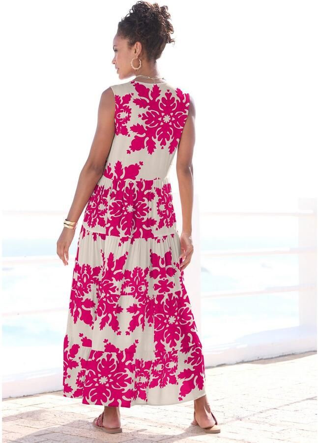 Vivance Maxi-jurk met volants zomerjurk