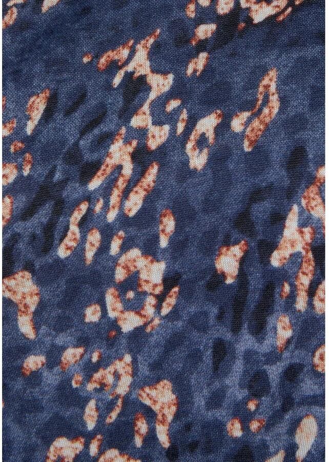 Vivance Maxi-jurk met zijnaadzakken en split losse zomerjurk strandjurk