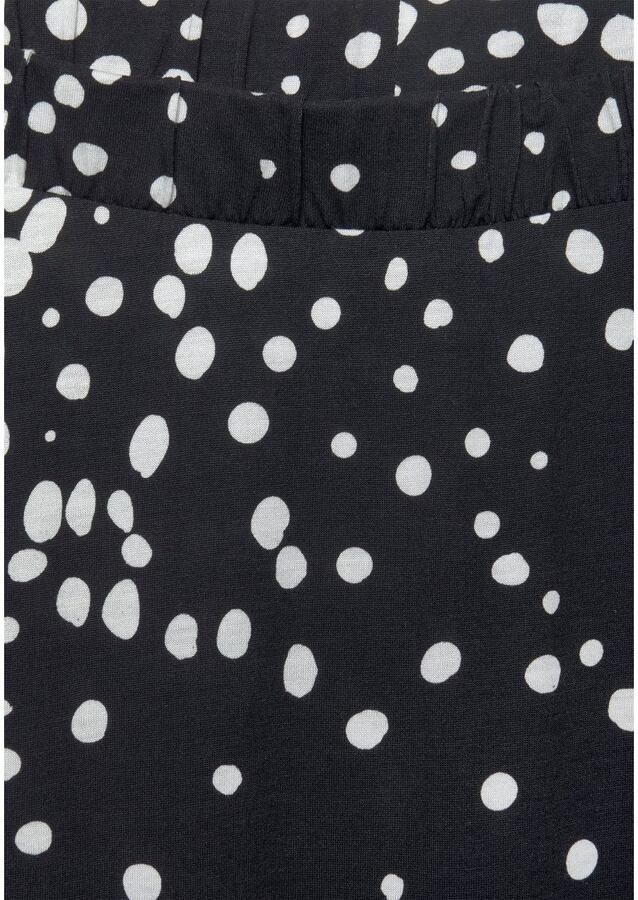 Vivance Maxirok met stippenprint en elastische tailleband zomerse jerseyrok - Foto 3