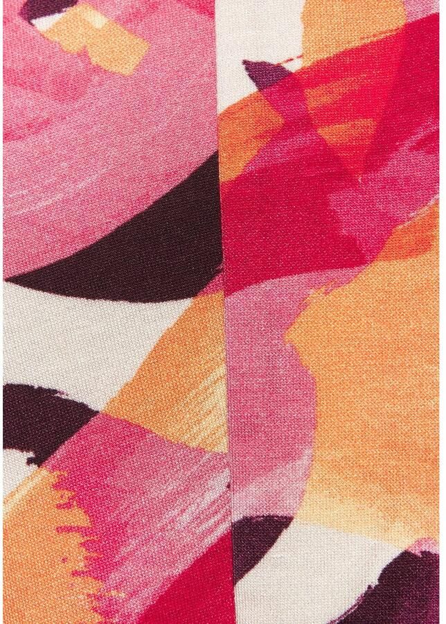 Vivance Midi-jurk met alloverprint luchtige zomerjurk in wikkellook strandjurk - Foto 2