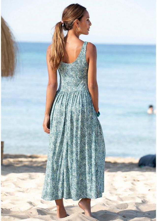 Vivance Midi-jurk met bloemenprint luchtige zomerjurk strandjurk - Foto 2