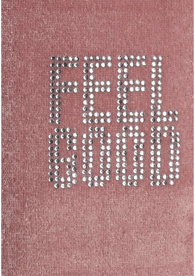 Vivance Nickybroek -Loungebroek met glanzend siersteentjes opschrift - Foto 2