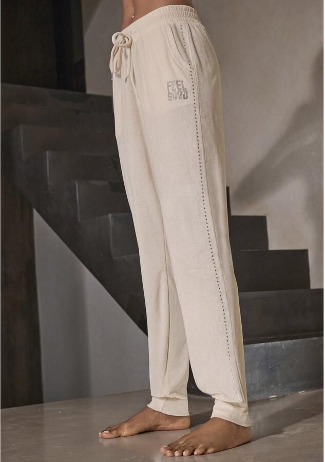 Vivance Nickybroek -Loungebroek met glitterprint - Foto 3