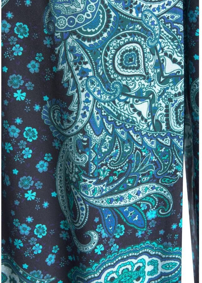 Vivance Palazzobroek en paisley print elastische tailleband sweatpants stoffen broek (Met een bindceintuur) - Foto 2