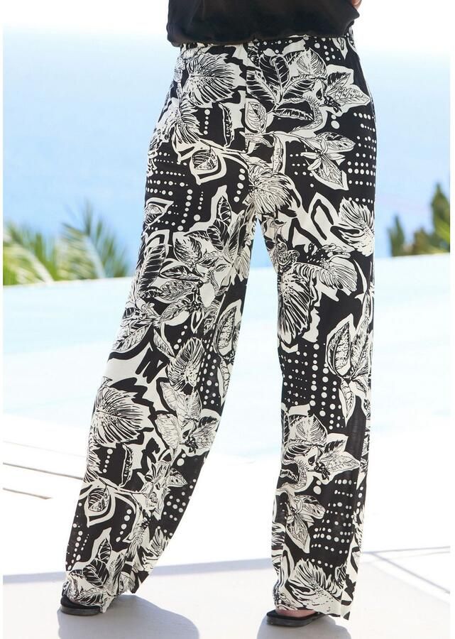 Vivance Palazzobroek met alloverdruk van jersey - Foto 4