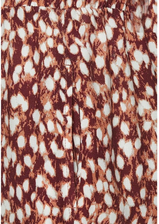 Vivance Palazzobroek met alloverprint wijde pijpen met bindband - Foto 2