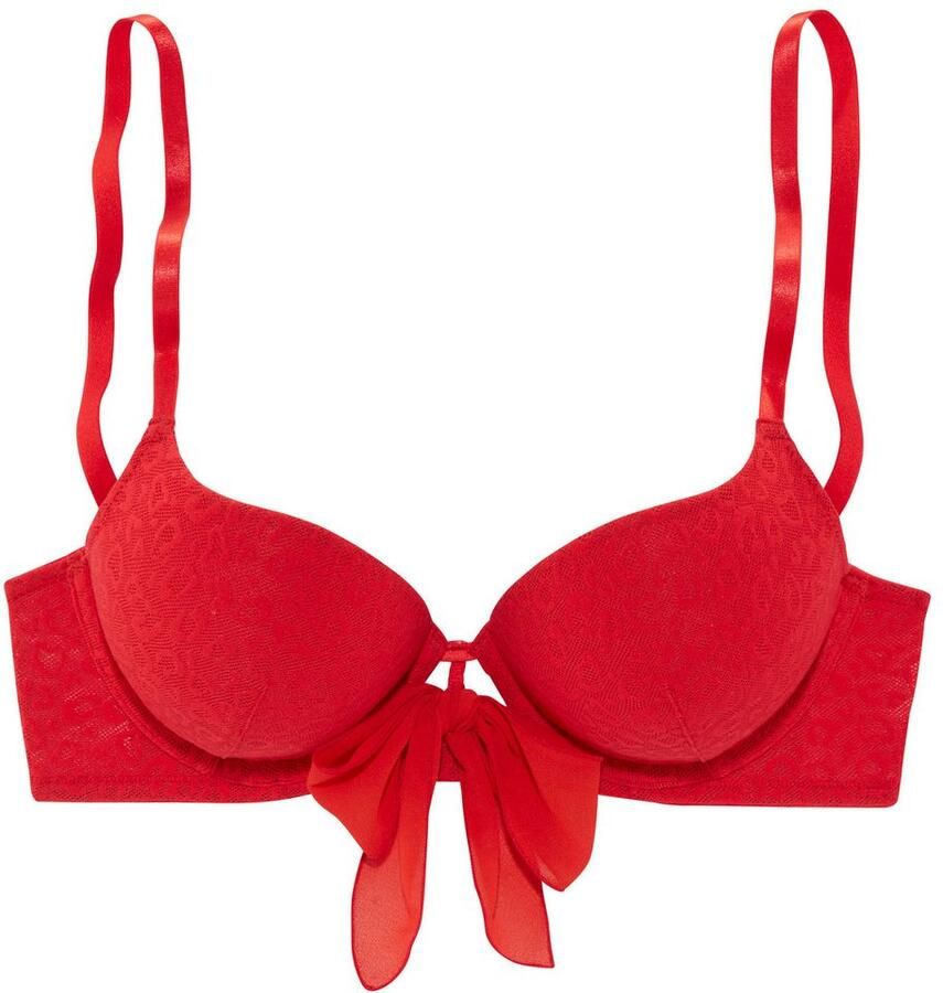 Vivance Push-up-bh ANNA met beugel en vrouwelijke strik aan de voorkant sexy lingerie - Foto 3