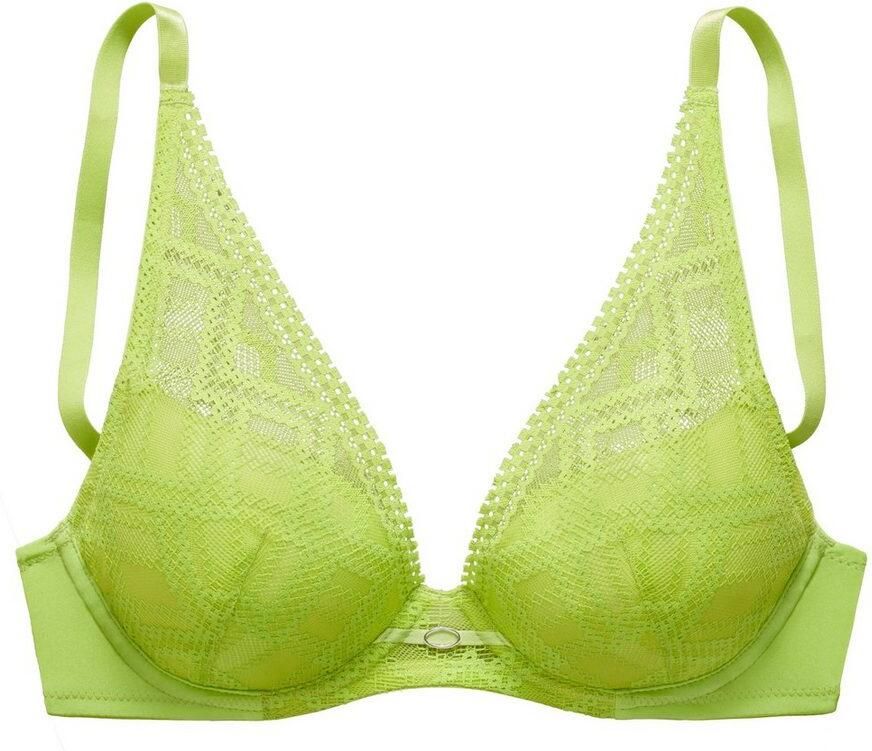 Vivance Push-up-bh in een modieuze high-apex look met grafisch jacquard kant lingerie - Foto 5