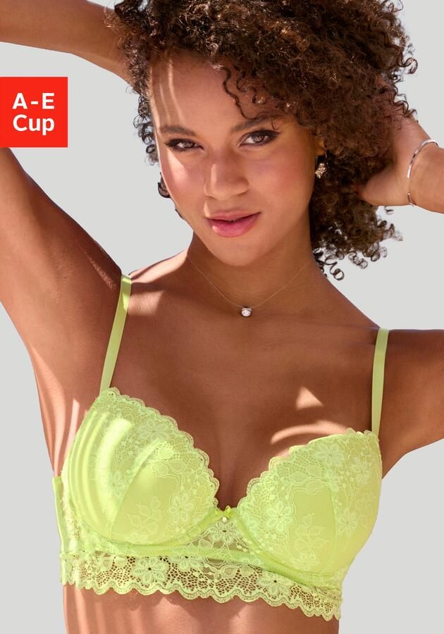 Vivance Push-up-bh Julia van jacquardkant in lichte lange vorm sexy lingerie - Foto 9