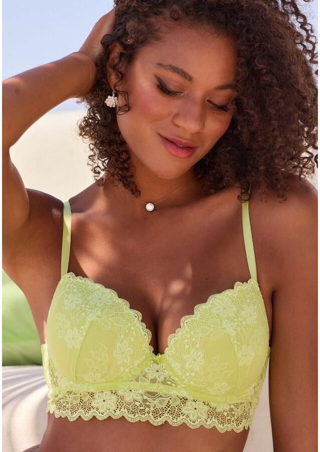 Vivance Push-up-bh Julia van jacquardkant in lichte lange vorm sexy lingerie - Foto 3