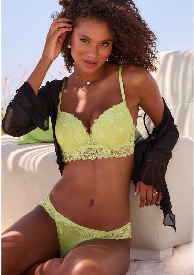 Vivance Push-up-bh Julia van jacquardkant in lichte lange vorm sexy lingerie - Foto 6