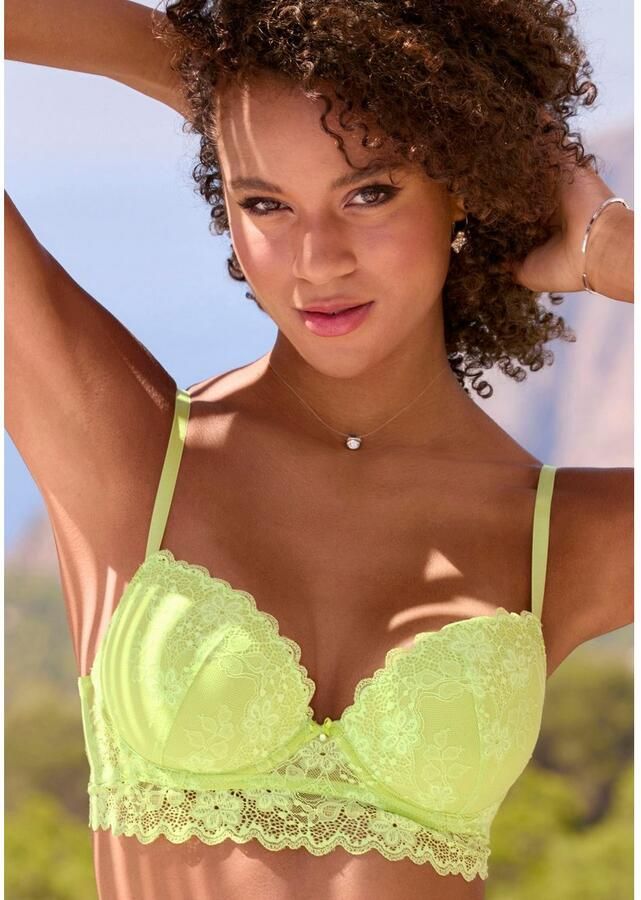 Vivance Push-up-bh Julia van jacquardkant in lichte lange vorm sexy lingerie - Foto 2