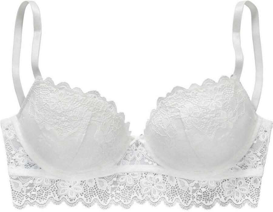 Vivance Push-up-bh Julia van jacquardkant in lichte lange vorm sexy lingerie - Foto 6