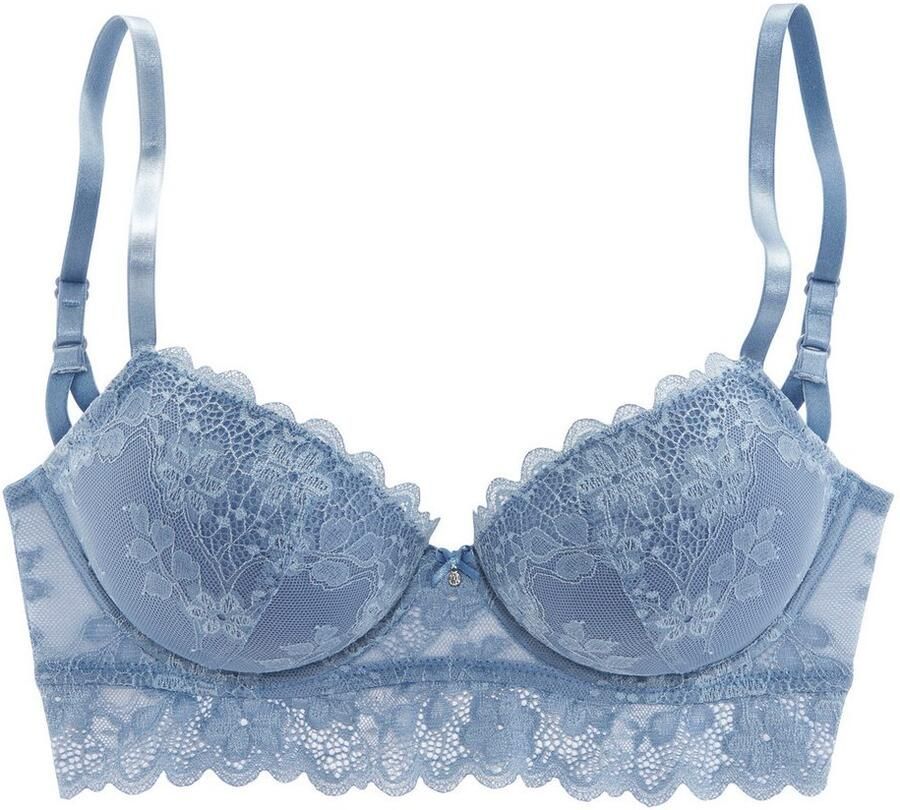 Vivance Push-up-bh Julia van jacquardkant in lichte lange vorm sexy lingerie