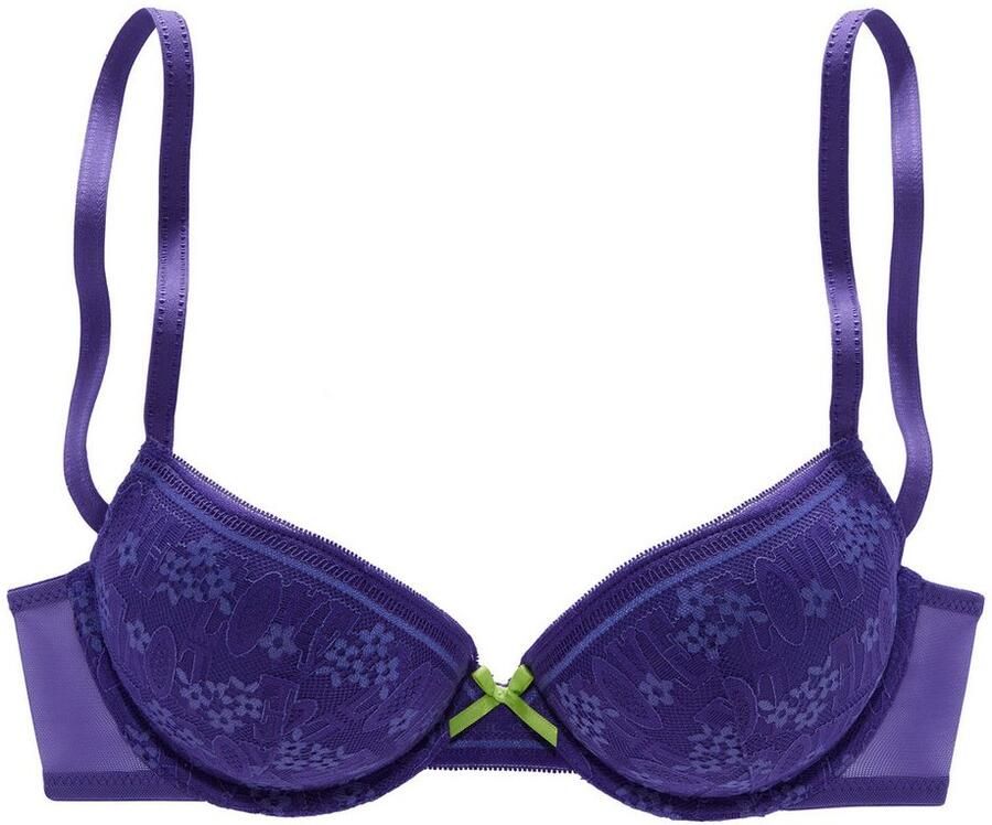 Vivance Push-up-bh Madita met beugel van mooi kant met "love"-letters sexy lingerie - Foto 3