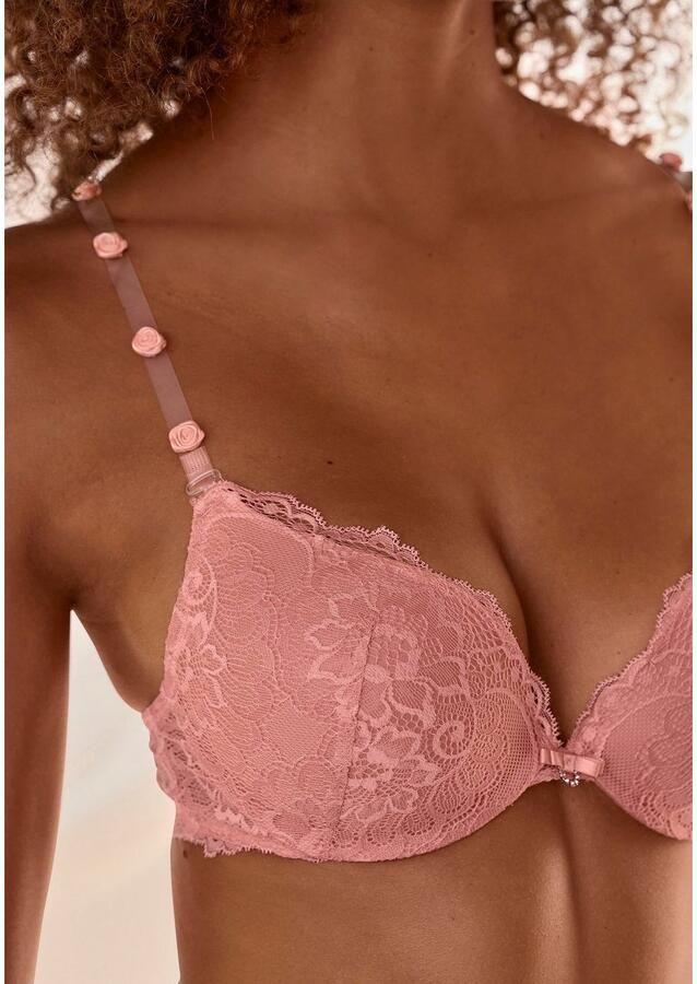 Vivance Push-up-bh met 3 extravagante bandjes om te verwisselen sexy lingerie - Foto 1