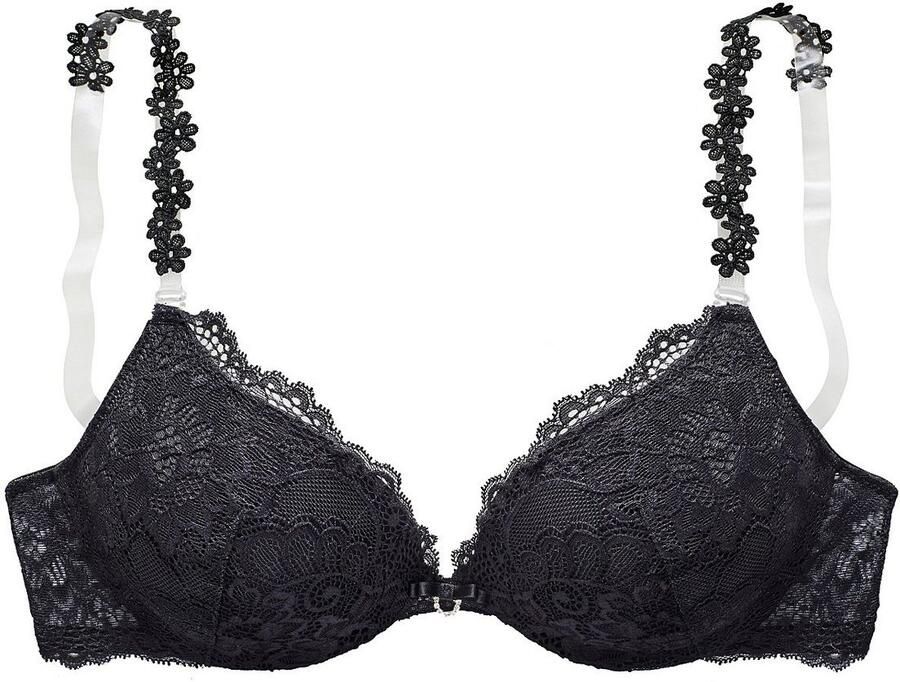 Vivance Push-up-bh met 3 extravagante bandjes om te verwisselen sexy lingerie - Foto 6