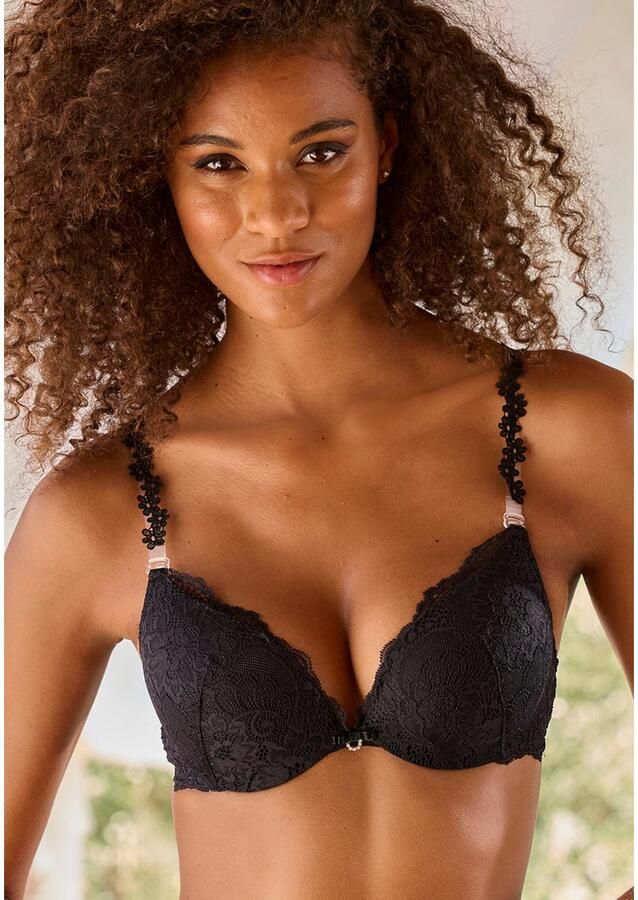 Vivance Push-up-bh met 3 extravagante bandjes om te verwisselen sexy lingerie - Foto 5