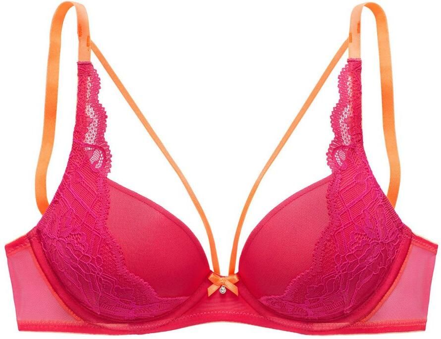 Vivance Push-up-bh met beugel met decoratieve elastische sierbanden sexy lingerie - Foto 3