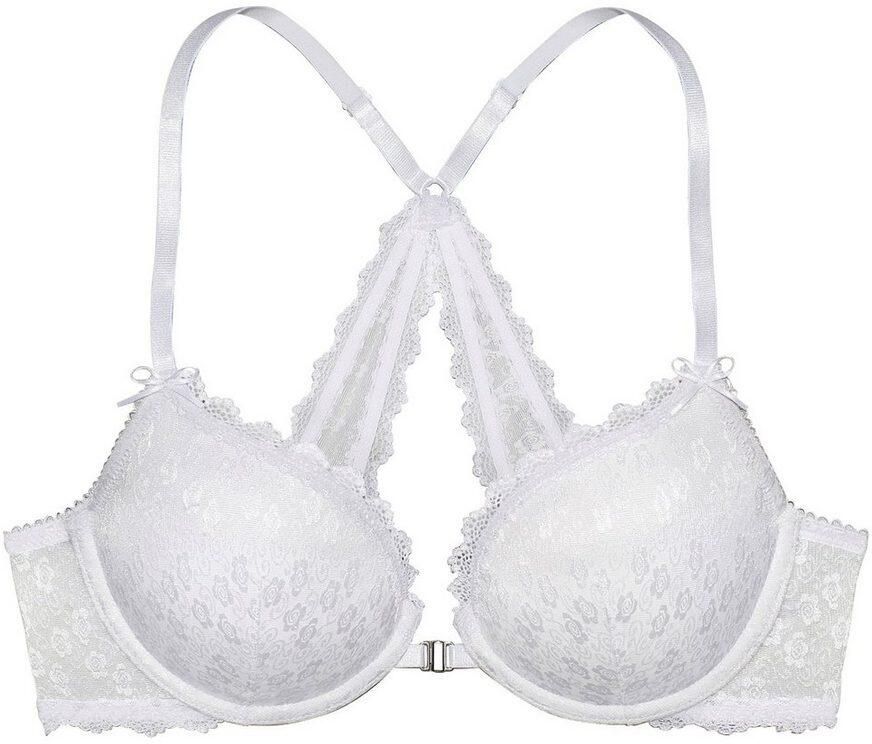 Vivance Push-up-bh met fijn kant en praktische sluiting aan de voorkant - Foto 4