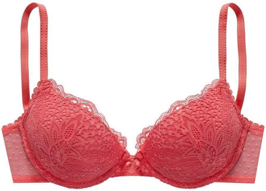 Vivance Push-up-bh rondom met gebloemd kant dessous - Foto 3