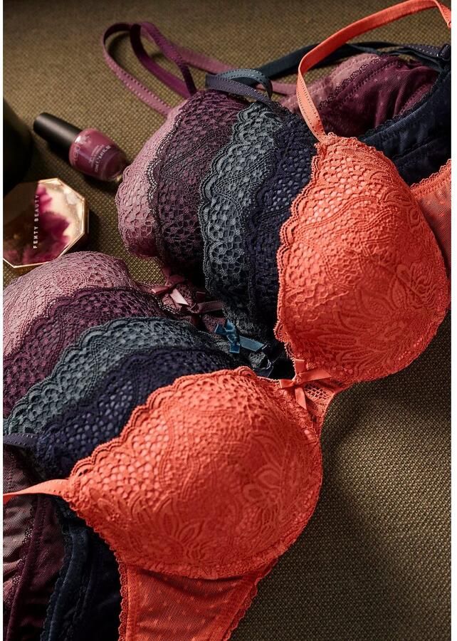 Vivance Push-up-bh rondom met gebloemd kant dessous - Foto 1