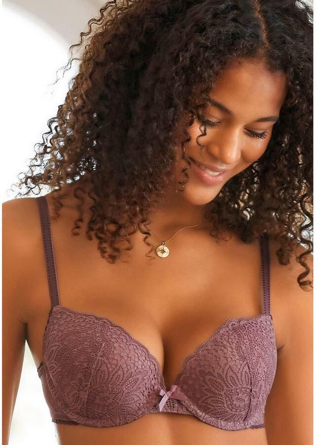 Vivance Push-up-bh rondom met gebloemd kant dessous - Foto 1