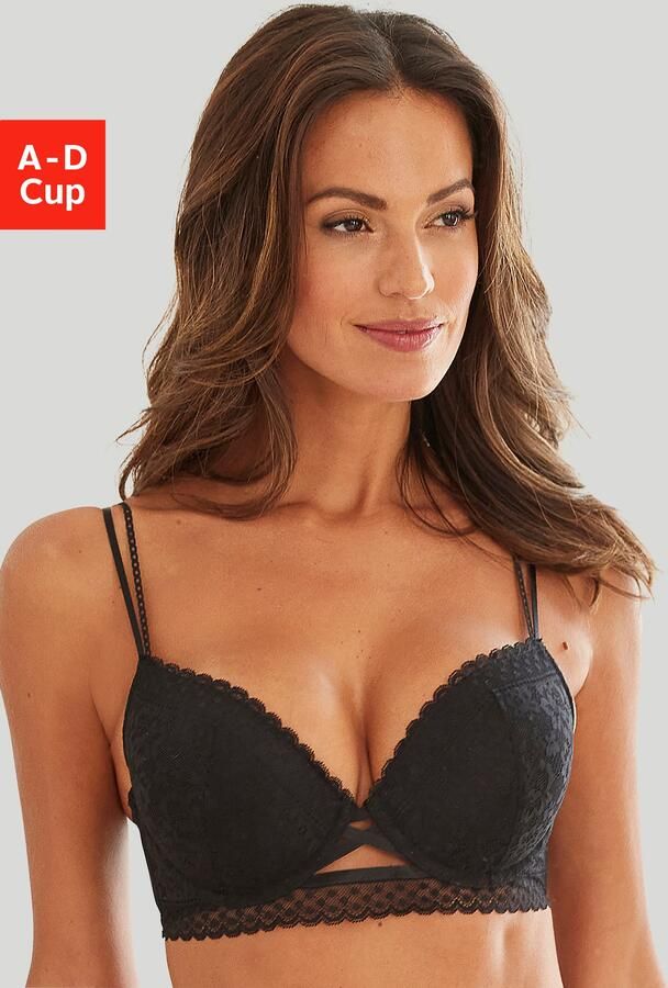 Vivance Push-up-bh Viola met kant van deels gerecycled polyamide sexy lingerie - Foto 5