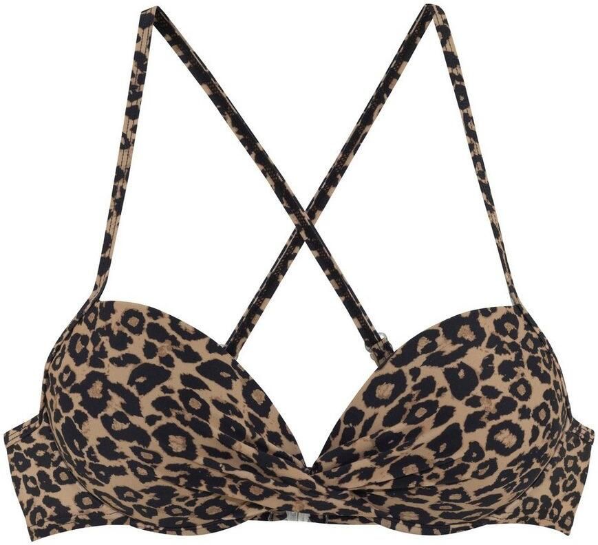 Vivance Push-upbikinitop Thora in modieuze leoprint - Foto 8