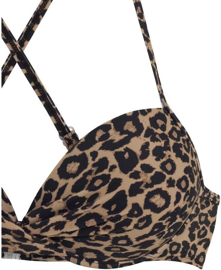 Vivance Push-upbikinitop Thora in modieuze leoprint - Foto 2