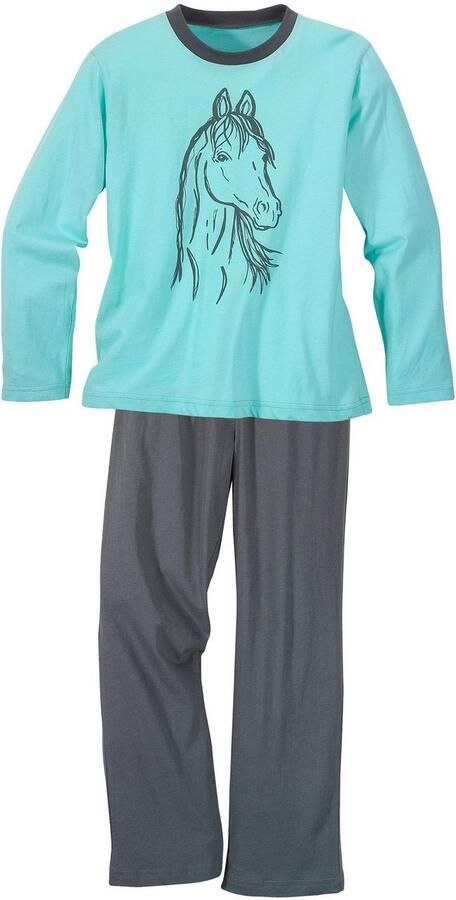 Vivance Pyjama Bovenstukken in mooie kleuren met animal-print (4-delig Set van 2)