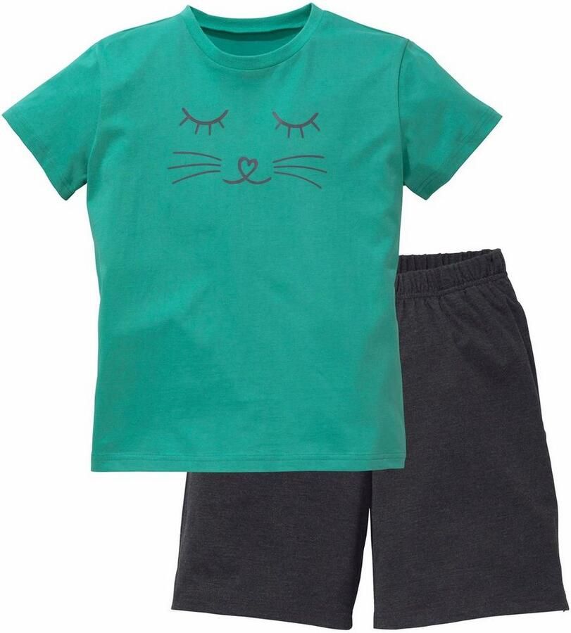 Vivance Pyjama met kattenprint (2-delig 1 stuk) - Foto 2