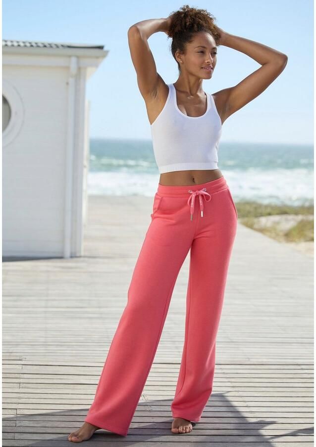 Vivance Relaxbroek -Loungebroek met brede pijpen en van ultra-zachte sweatkwaliteit loungewear