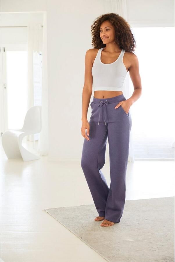 Vivance Relaxbroek -Loungebroek met brede pijpen en van ultra-zachte sweatkwaliteit loungewear - Foto 5