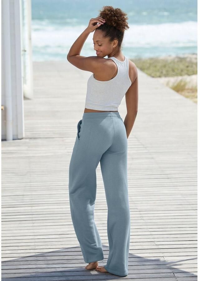 Vivance Relaxbroek -Loungebroek met brede pijpen en van ultra-zachte sweatkwaliteit loungewear