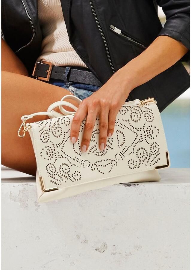 Vivance Schoudertas Clutch Avondtas minibag handtas schoudertas crossbody bag VEGAN - Foto 7