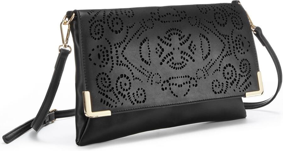 Vivance Schoudertas Clutch Avondtas minibag handtas schoudertas crossbody bag VEGAN - Foto 8