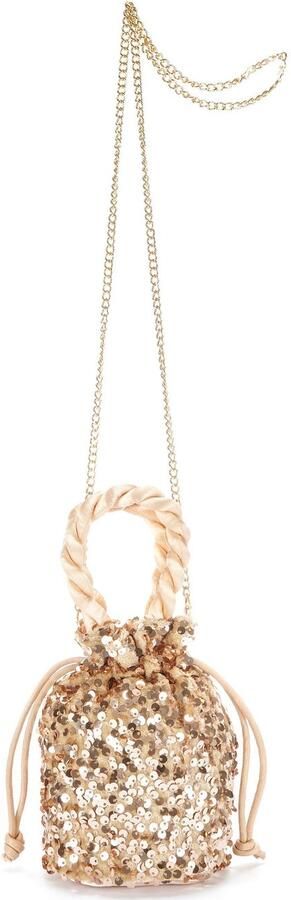 Vivance Schoudertas Minibag Buideltas feesttas met glitter schoudertas minibag VEGAN - Foto 4