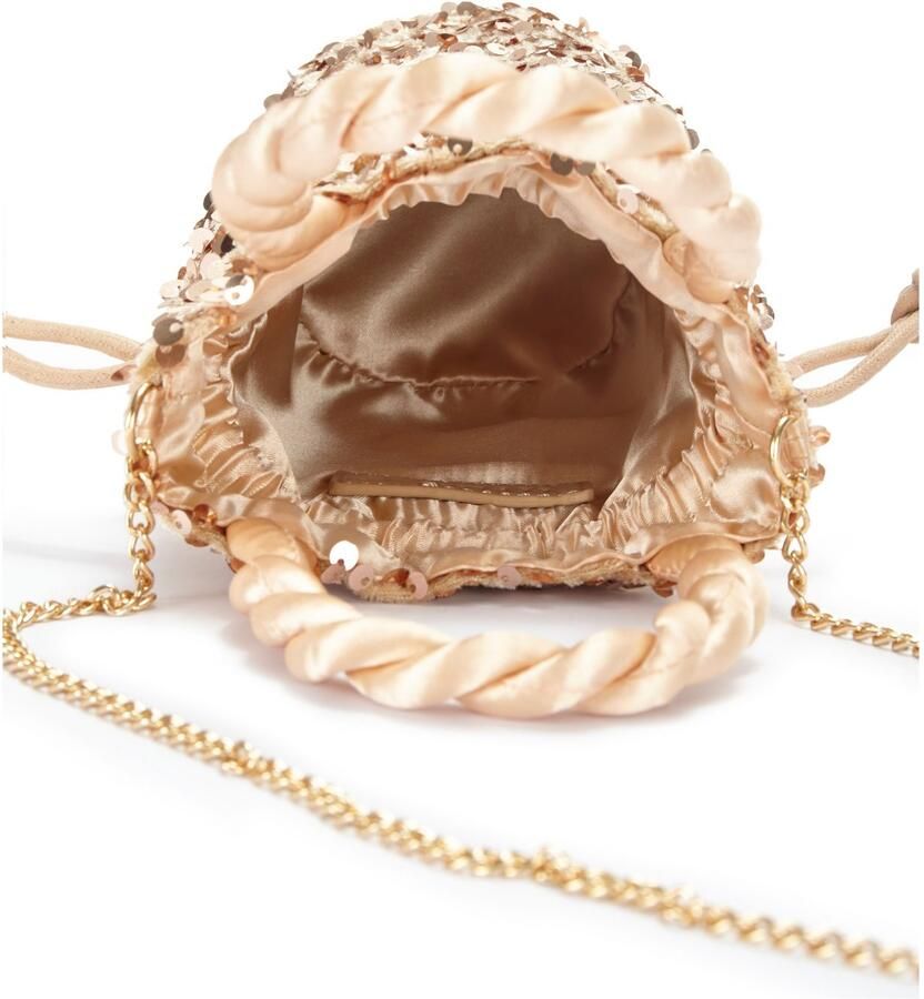 Vivance Schoudertas Minibag Buideltas feesttas met glitter schoudertas minibag VEGAN - Foto 2