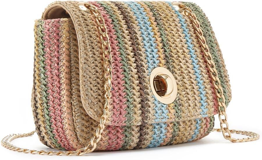 Vivance Schoudertas Minibag Handtas bast-look crossbody tas VEGAN - Foto 6