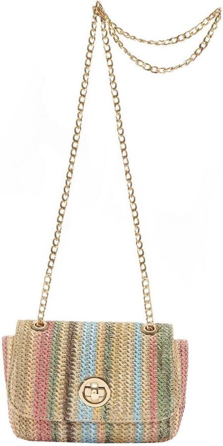 Vivance Schoudertas Minibag Handtas bast-look crossbody tas VEGAN - Foto 3