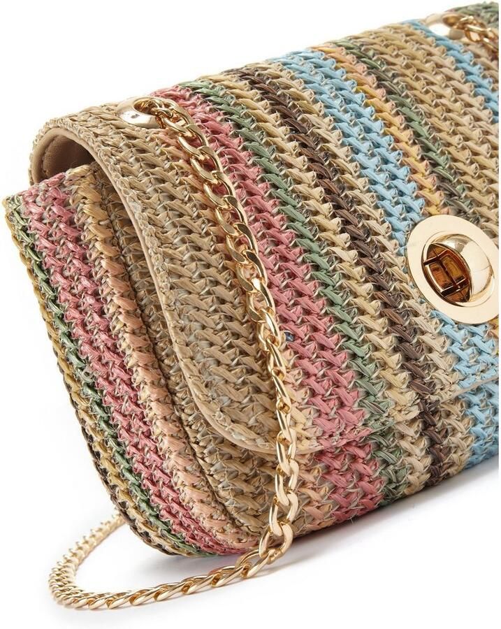 Vivance Schoudertas Minibag Handtas bast-look crossbody tas VEGAN