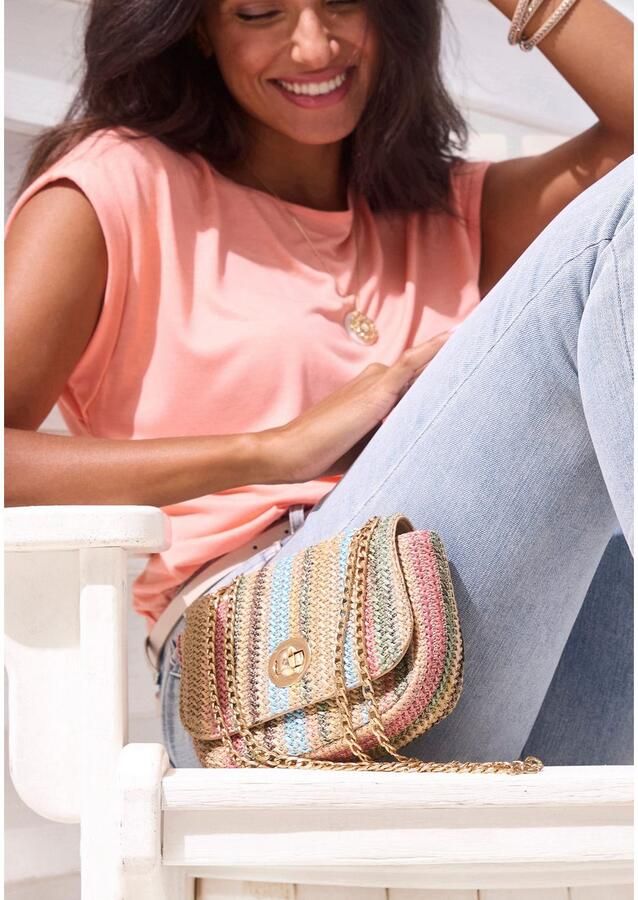 Vivance Schoudertas Minibag Handtas bast-look crossbody tas VEGAN - Foto 2