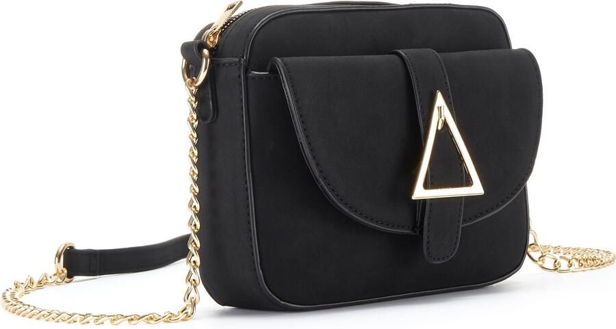 Vivance Schoudertas Minibag Handtas met kettinghengsel crossbody tas VEGAN - Foto 7