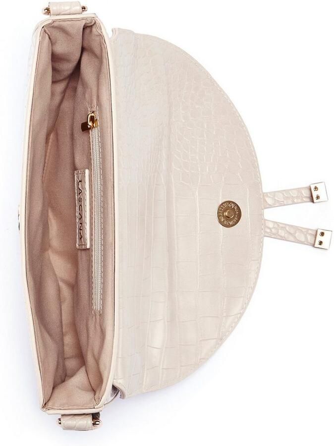 Vivance Schoudertas Minibag in croco-optiek schoudertas handtas crossbody tas vegan - Foto 2